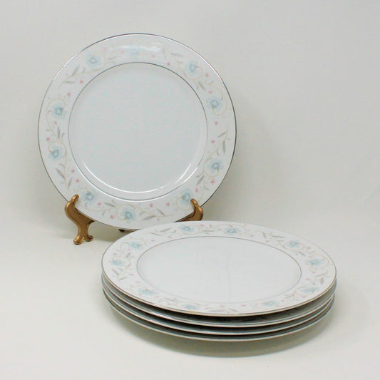 Dinner Plate, Fine China of Japan, English Garden, Set of 5, Vintage