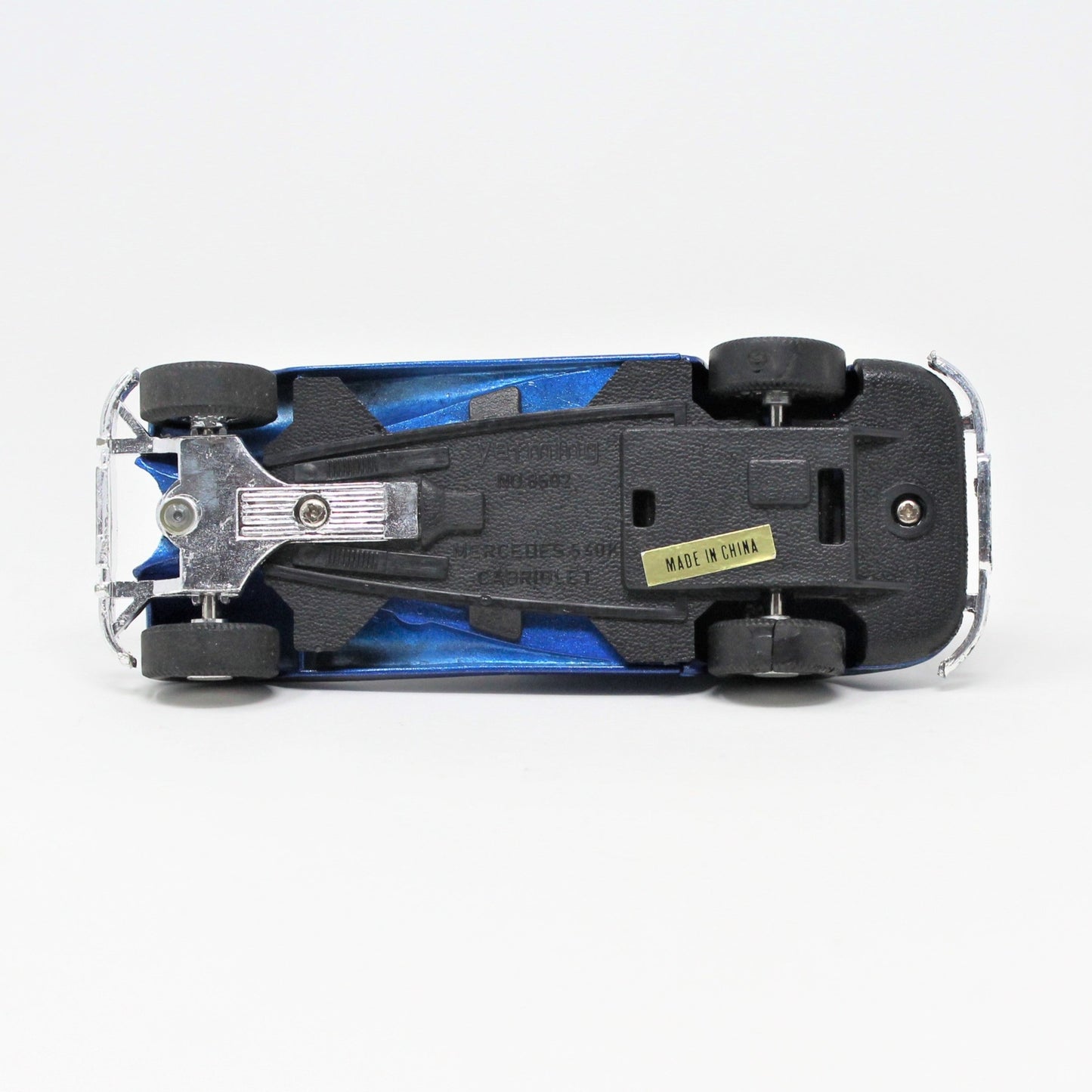 Car, Die Cast Toy, Yatming, Mercedes Cabriolet 540K Blue, Vintage