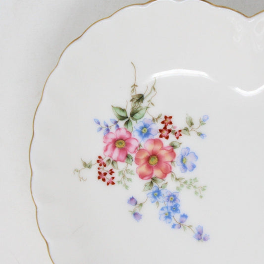 Trinket Dish, Mikasa, Heart Shaped Bone China Dish, Vintage