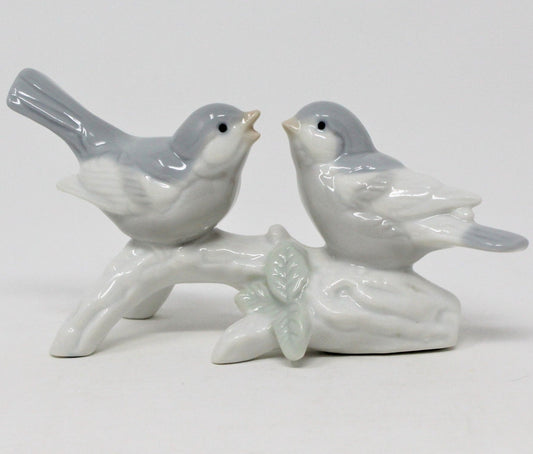 Figurine, OMC Otagiri, Birds on Branch, Porcelain, Japan, Vintage