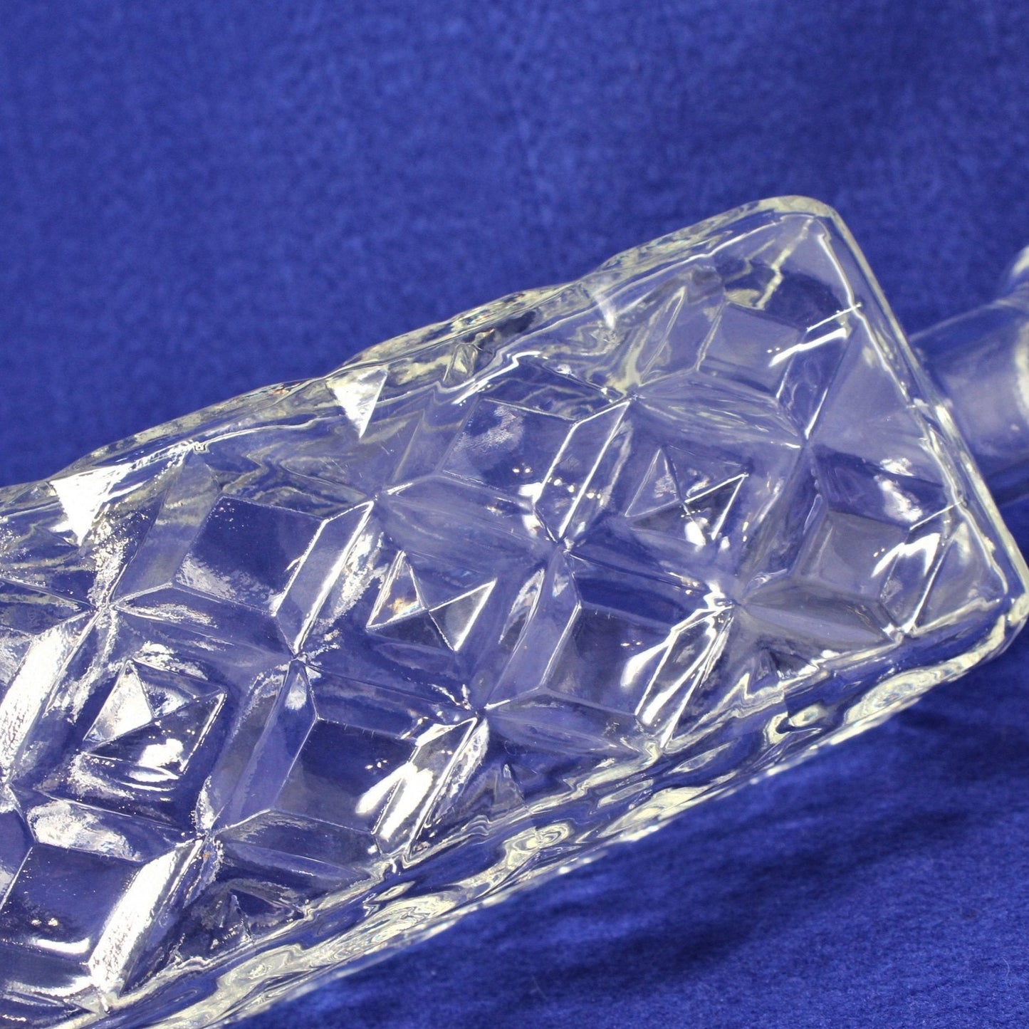 Decanter with Stopper, Seagram's 7 Crown, Diamonds, Thatcher, Vintage 1962