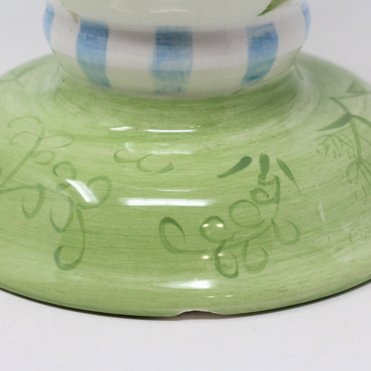 Vase, FTD, Tracy Porter Design, Pastel Florals, Ceramic, 2001