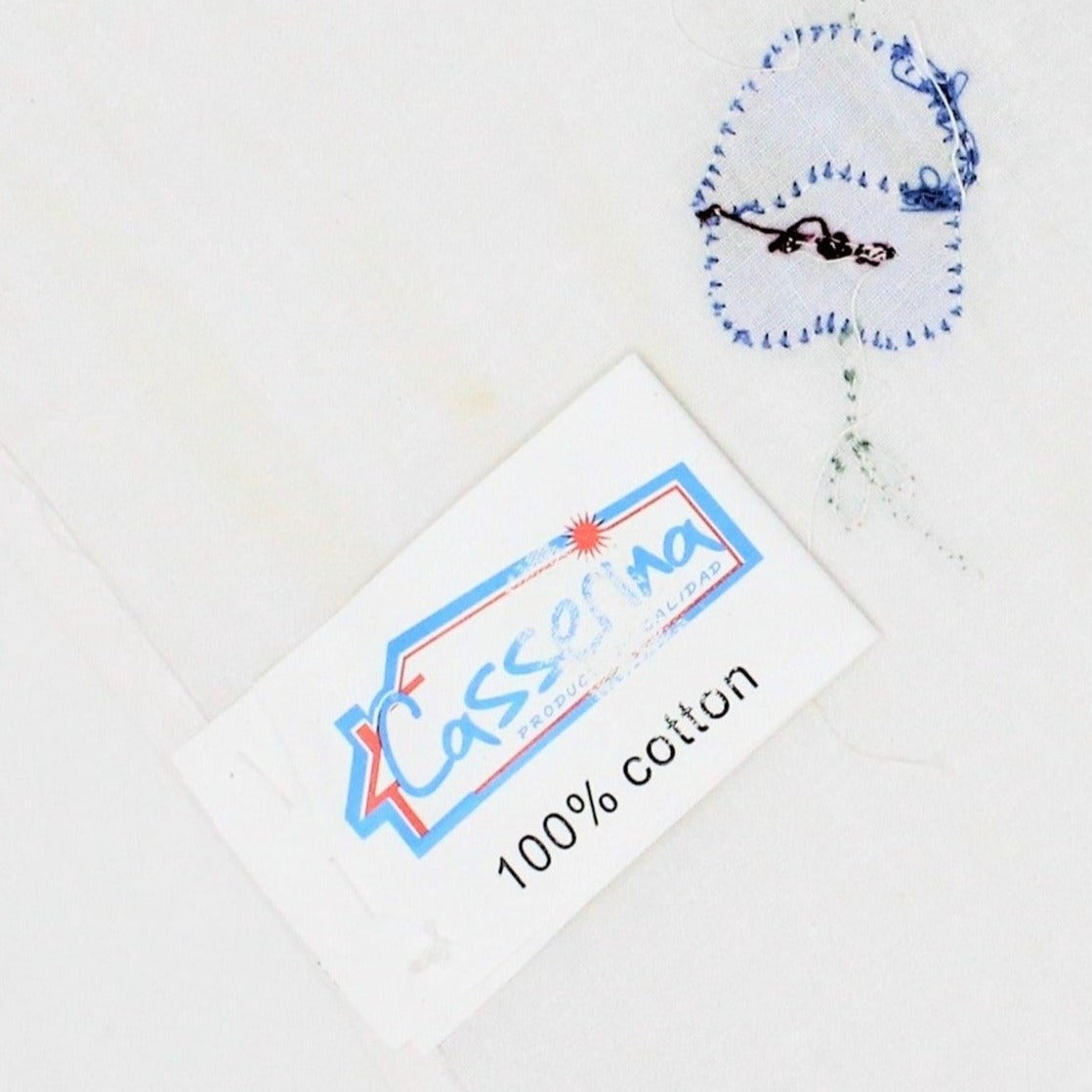 Hand Towels / Fingertip Towels, Embroidered & Appliqué Floral, Set of 2, Vintage, Unused