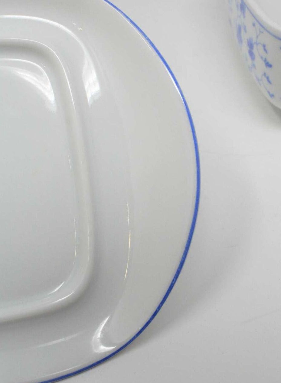 Butter Dish, ARZBERG Porcelain, BLAUBLÜTEN (Blue Flowers)