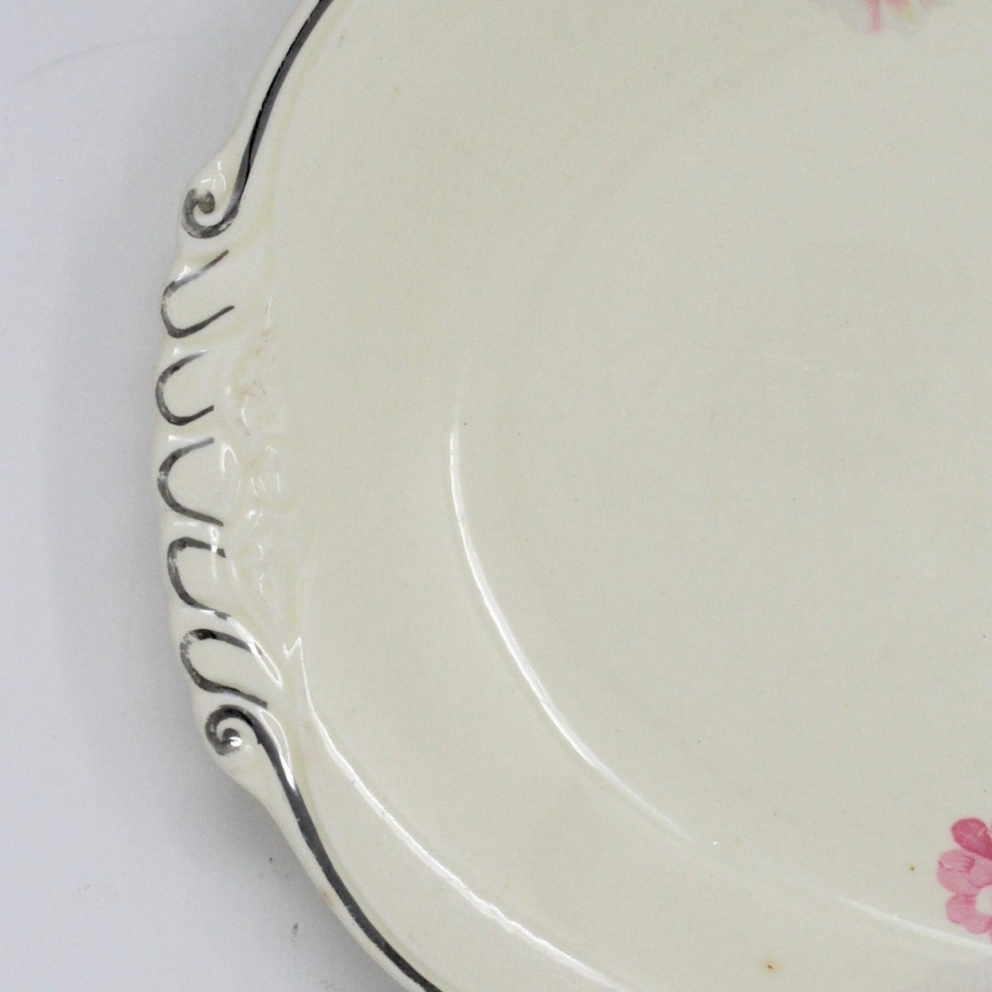 Serving Platter, Homer Laughlin, Virginia Rose, VR-128 Fluffy Rose, Vintage