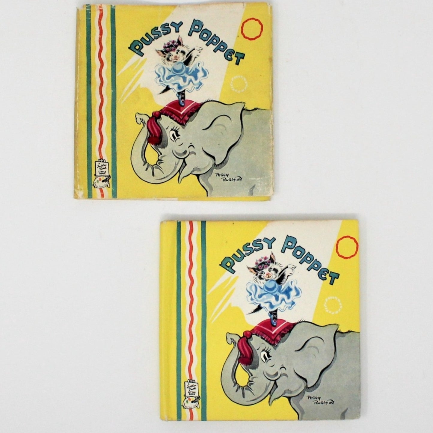 Children's Book, Father Tuck Little Books, Pussy Poppet, Hardcover, Vintage 1950's RARE