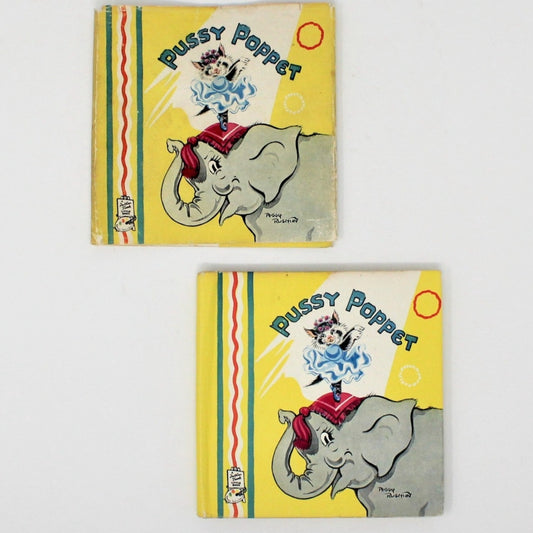 Children's Book, Father Tuck Little Books, Pussy Poppet, Hardcover, Vintage 1950's RARE