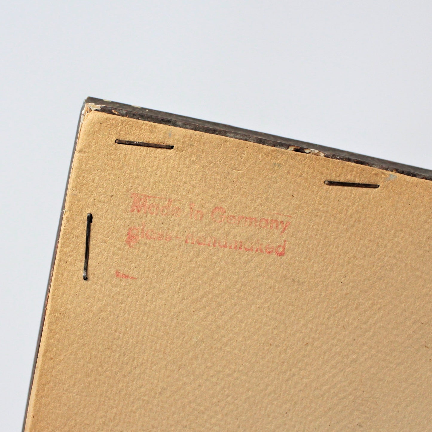 Painting, Hummel Girl with Geese, Reverse Painting on Glass, Framed, Vintage Germany