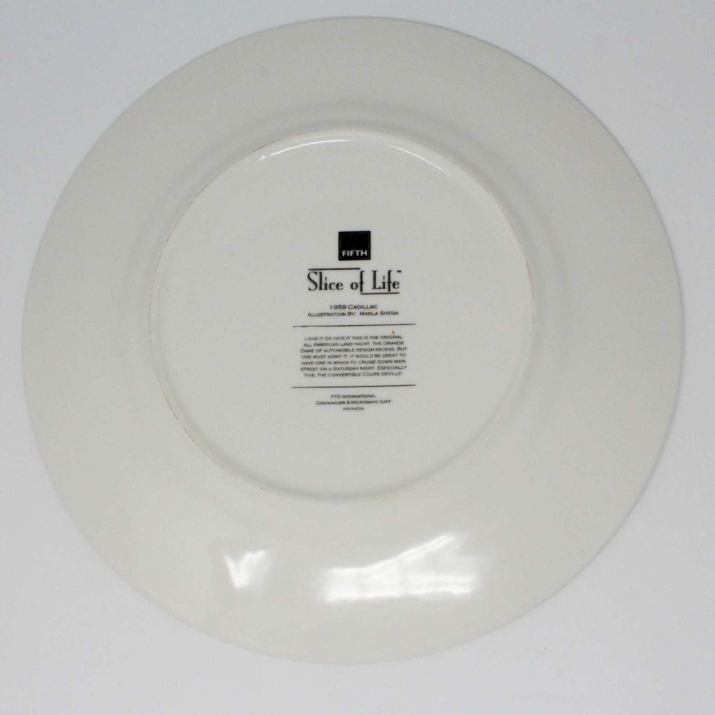 Dinner Plate, Slice of Life, 1959 Cadillac Coupe DeVille, Marla Shega
