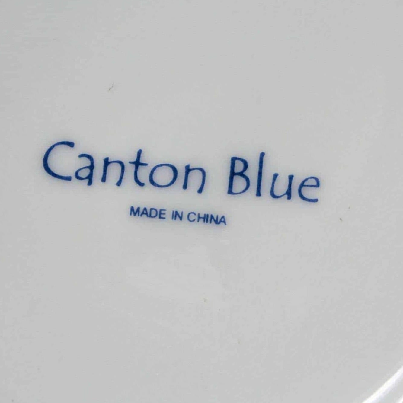 Sugar Bowl with Lid, CHINA, Canton Blue, Vintage