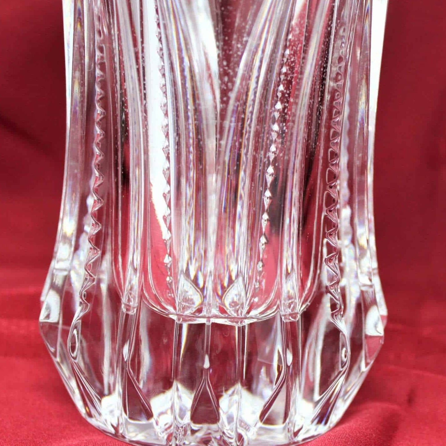Vase, Cristal D'Arques-Durand, Vincennes, Cut Crystal, Tall 11.5", France