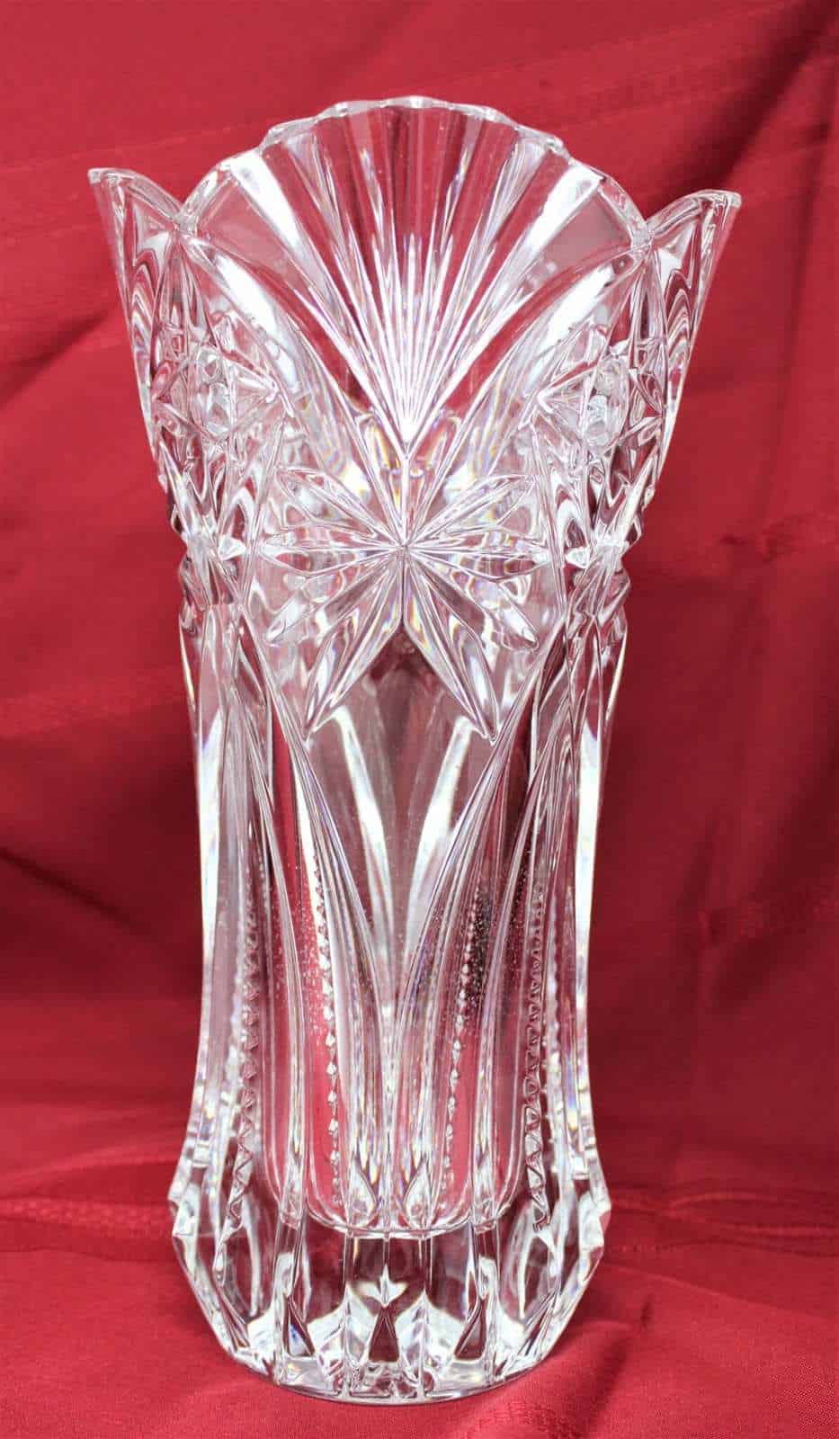 Vase, Cristal D'Arques-Durand, Vincennes, Cut Crystal, Tall 11.5", France
