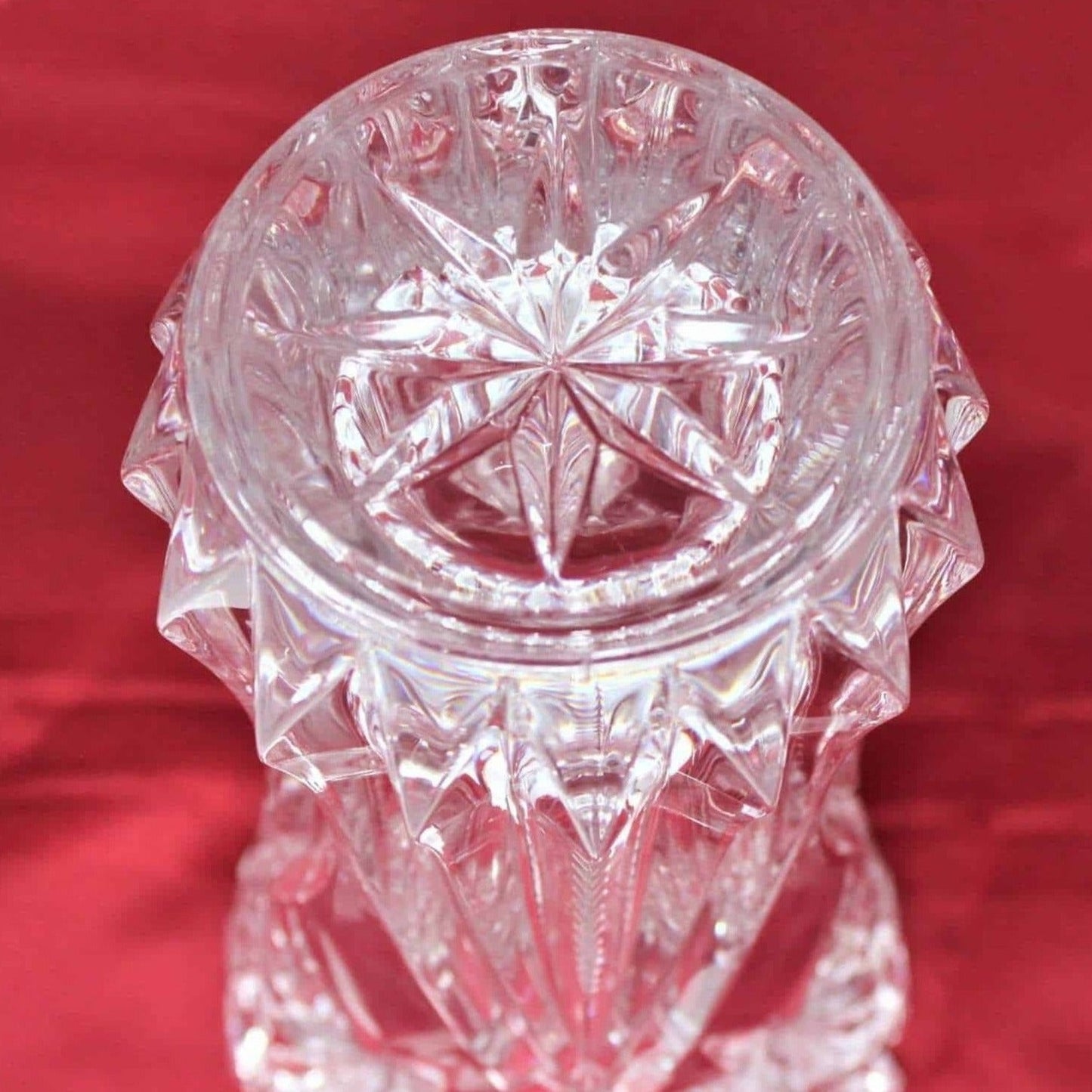 Vase, Cristal D'Arques-Durand, Vincennes, Cut Crystal, Tall 11.5", France