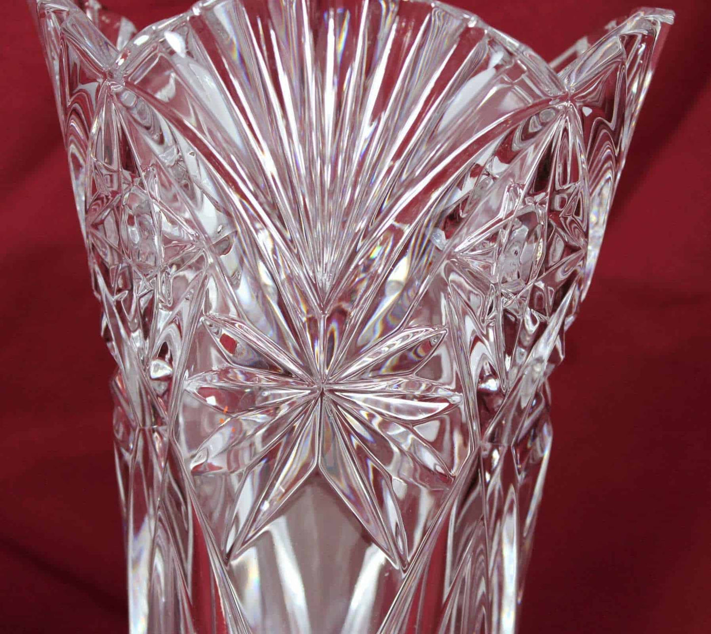Vase, Cristal D'Arques-Durand, Vincennes, Cut Crystal, Tall 11.5", France