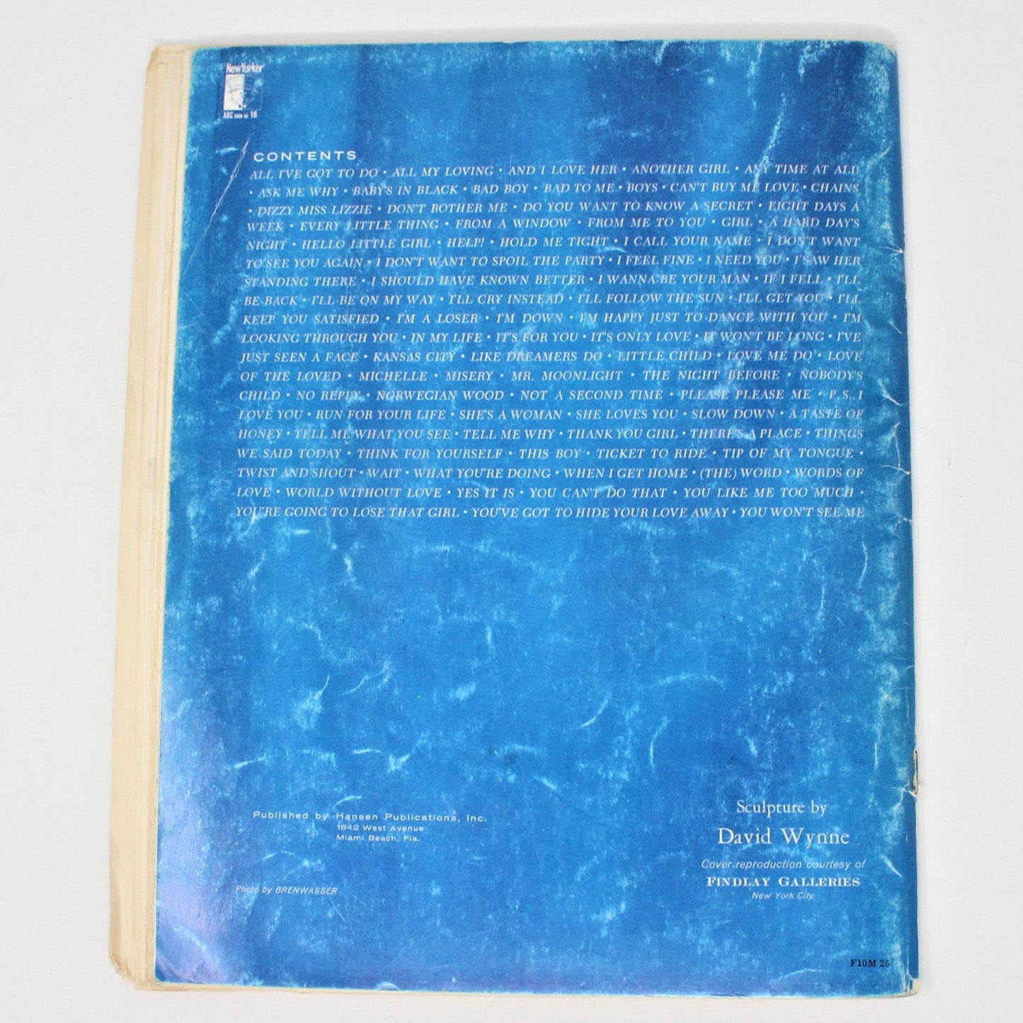 Songbook, The Golden Beatles, Lyrics / Photographs, Vintage 1965