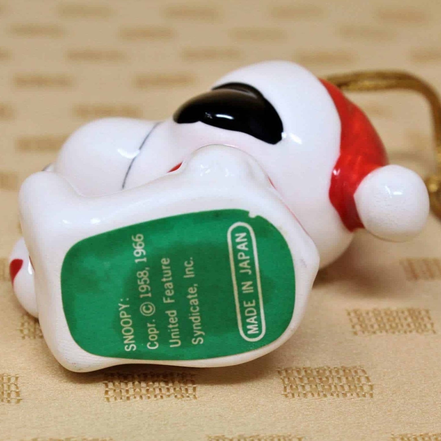 Ornaments, Snoopy with Candy Cane, 1977, Vintage