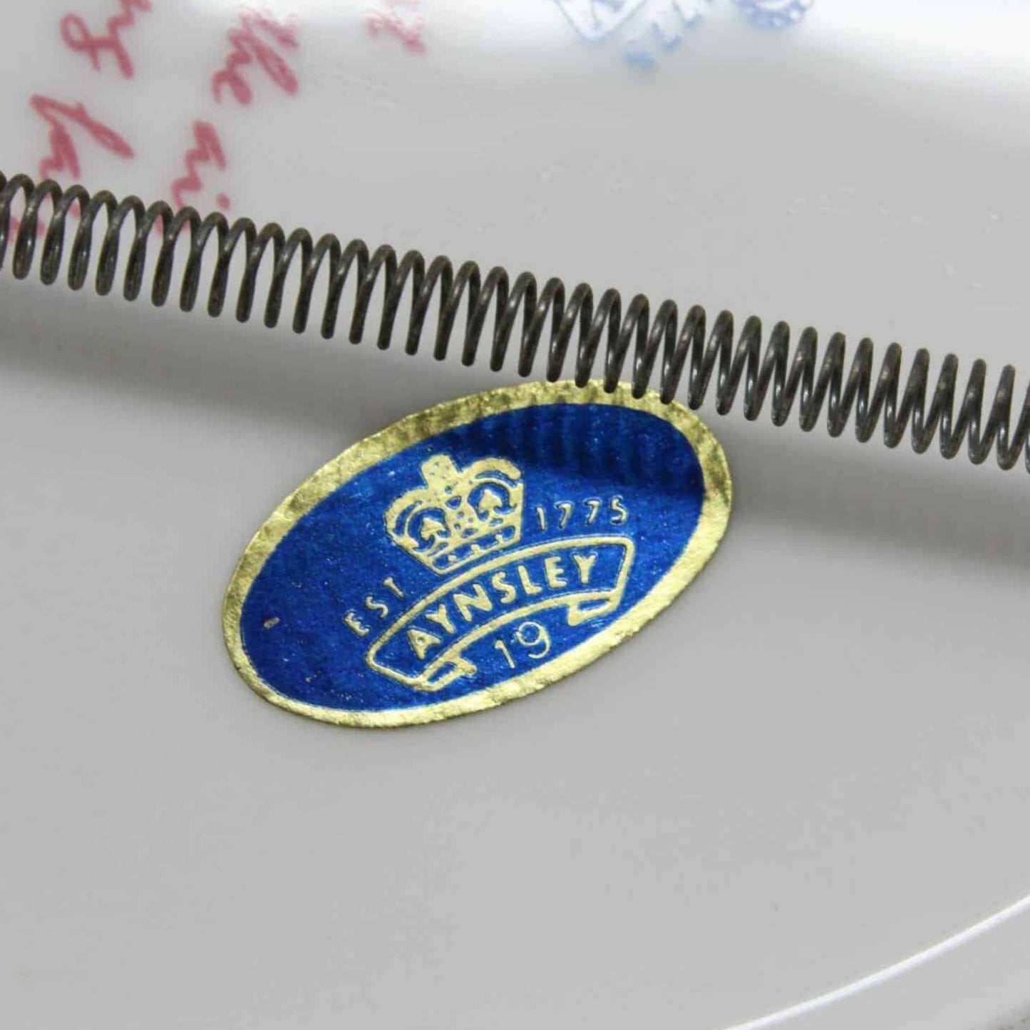 Decorative Plate, Aynsley, Cats for All Seasons-Summer Cat, Bone China Vintage