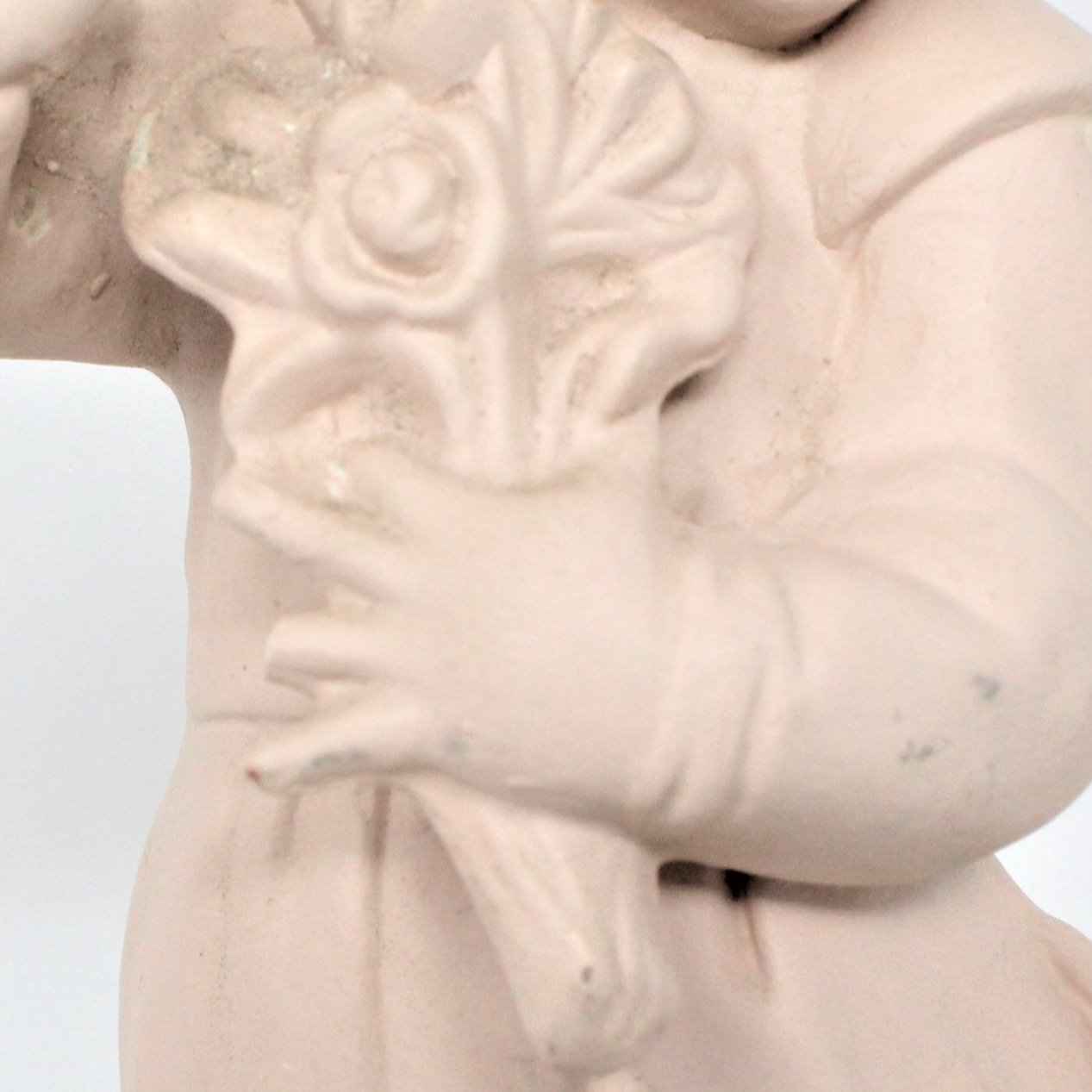 Figurine, Holland Mold Girl with Geese, Ceramic, Vintage