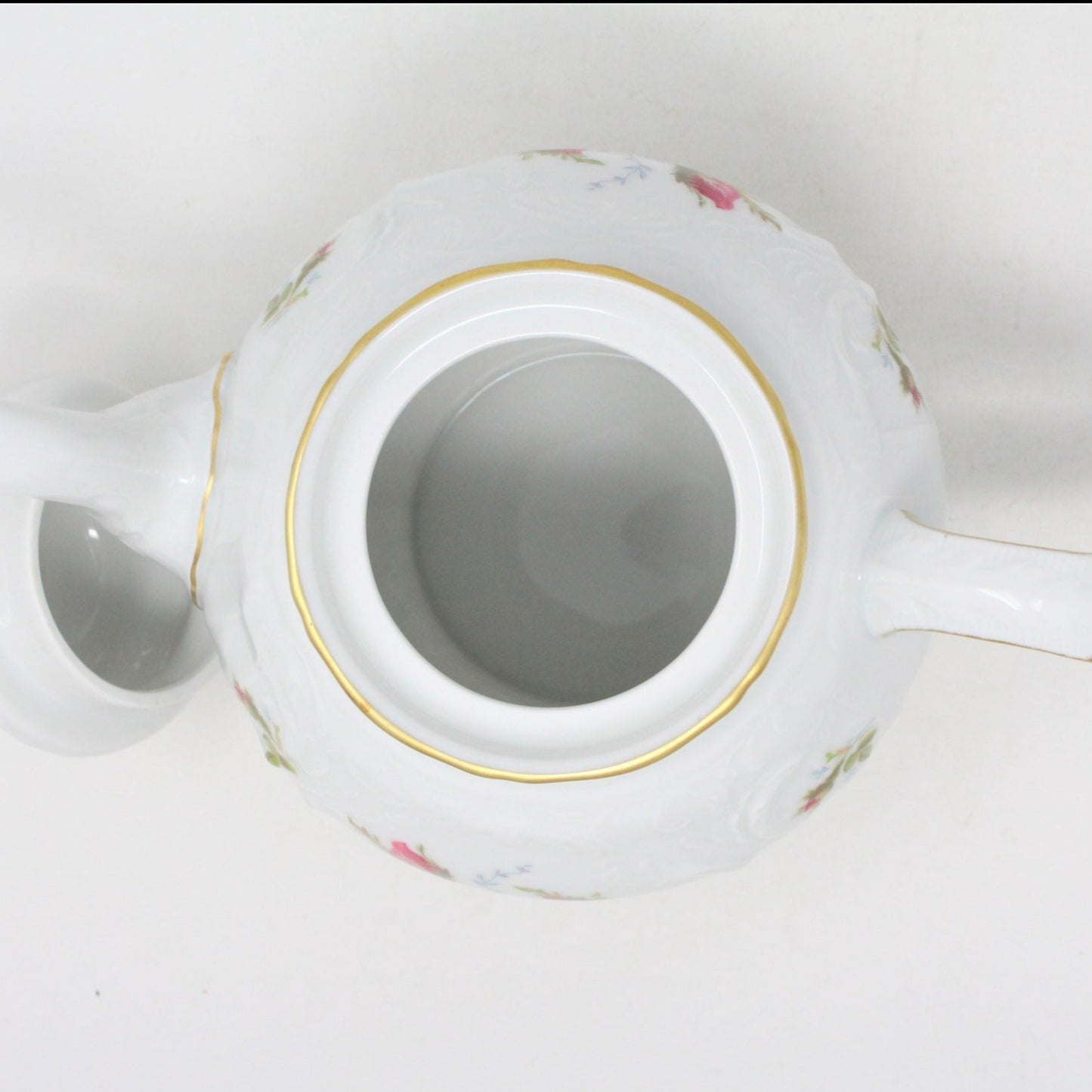Teapot, Rosenthal SansSouci, Moss Rose, Germany, Vintage