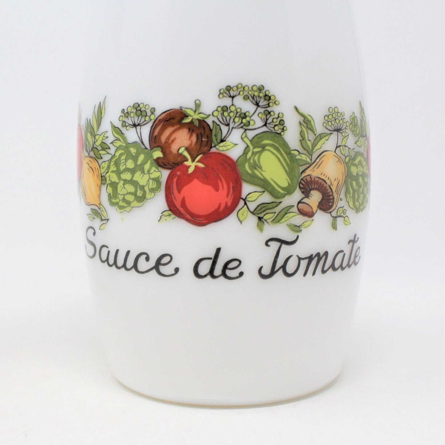 Dispenser, Ketchup & Mustard, Corning Spice of Life, Gemco-Ware, Vintage
