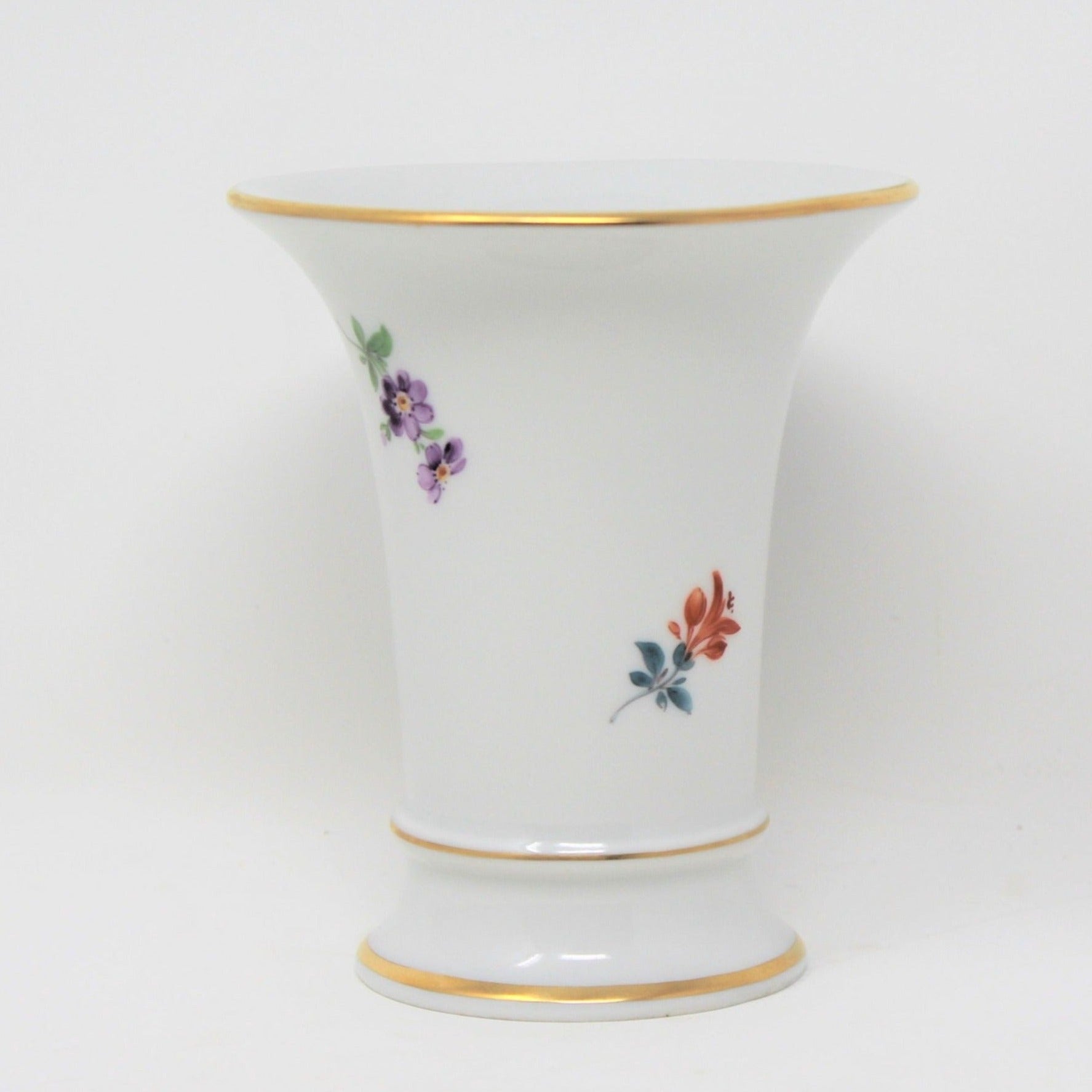 Hand Painted Vintage Meissen Germany  Vase