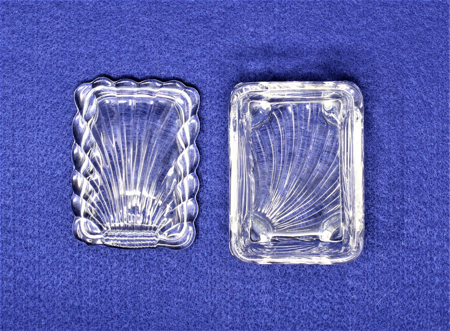 Box, Cigarette Box, Cambridge Glass, Caprice, Dolphin Footed, Vintage