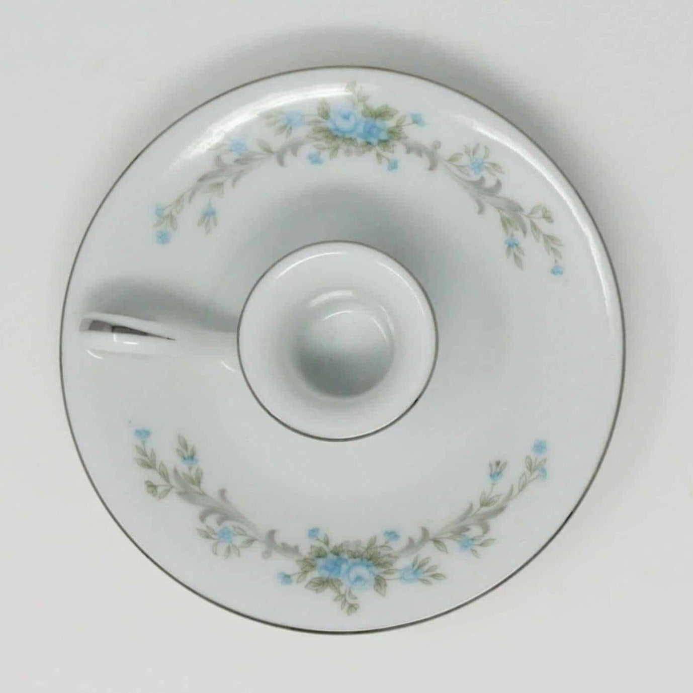 Candle Holder / Chamberstick, Royal Court, Blue Fantasy, Taper, Japan, Vintage