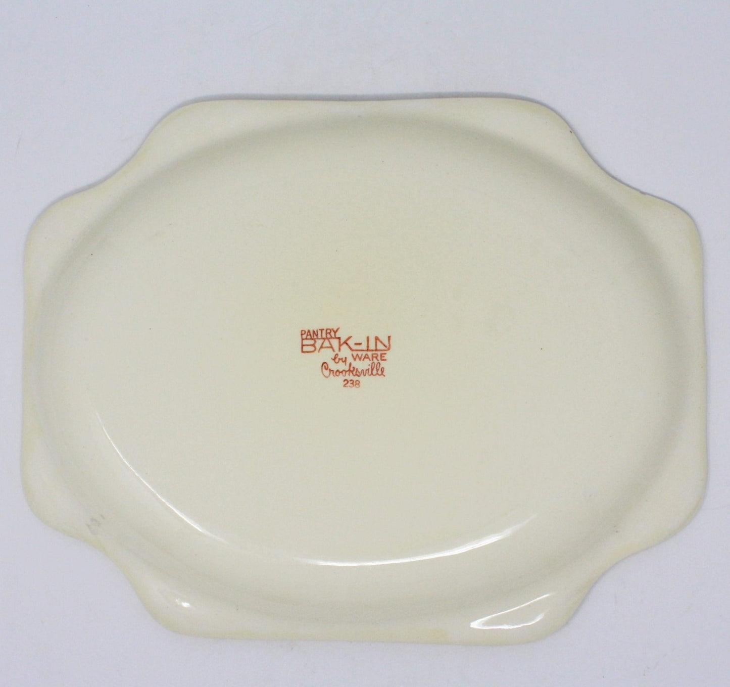 Serving Platter, Crooksville Bak-In Ware, Euclid, Floral #238, 12" Vintage