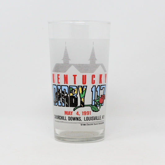 Glasses, Mint Julep, Kentucky Derby, Churchill Downs, 1991 Vintage Collectible