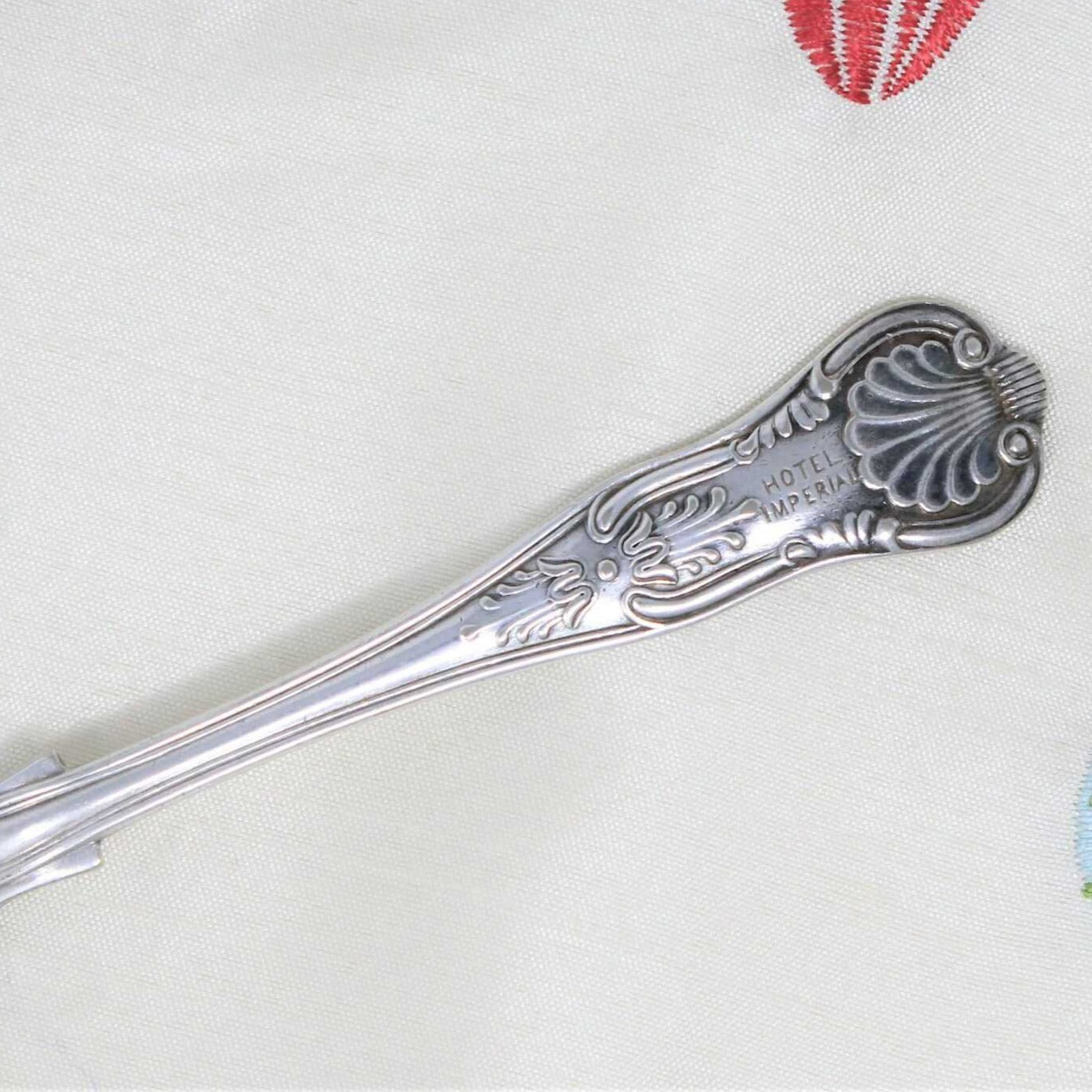 Teaspoon, Hotelware, Holmes & Edwards, Hotel Imperial, English King, Antique Silverplate, RARE