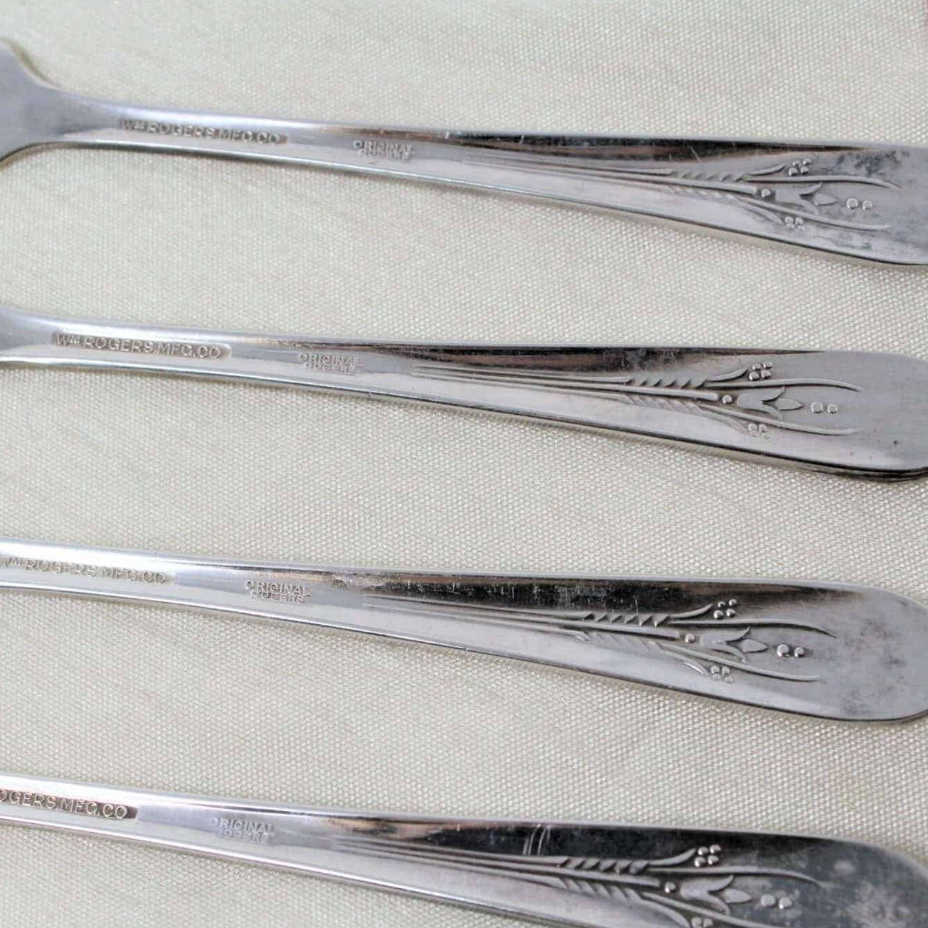 Spreaders, Wm Rogers, Inheritance, Silverplate, Matching Set of 4, Vintage