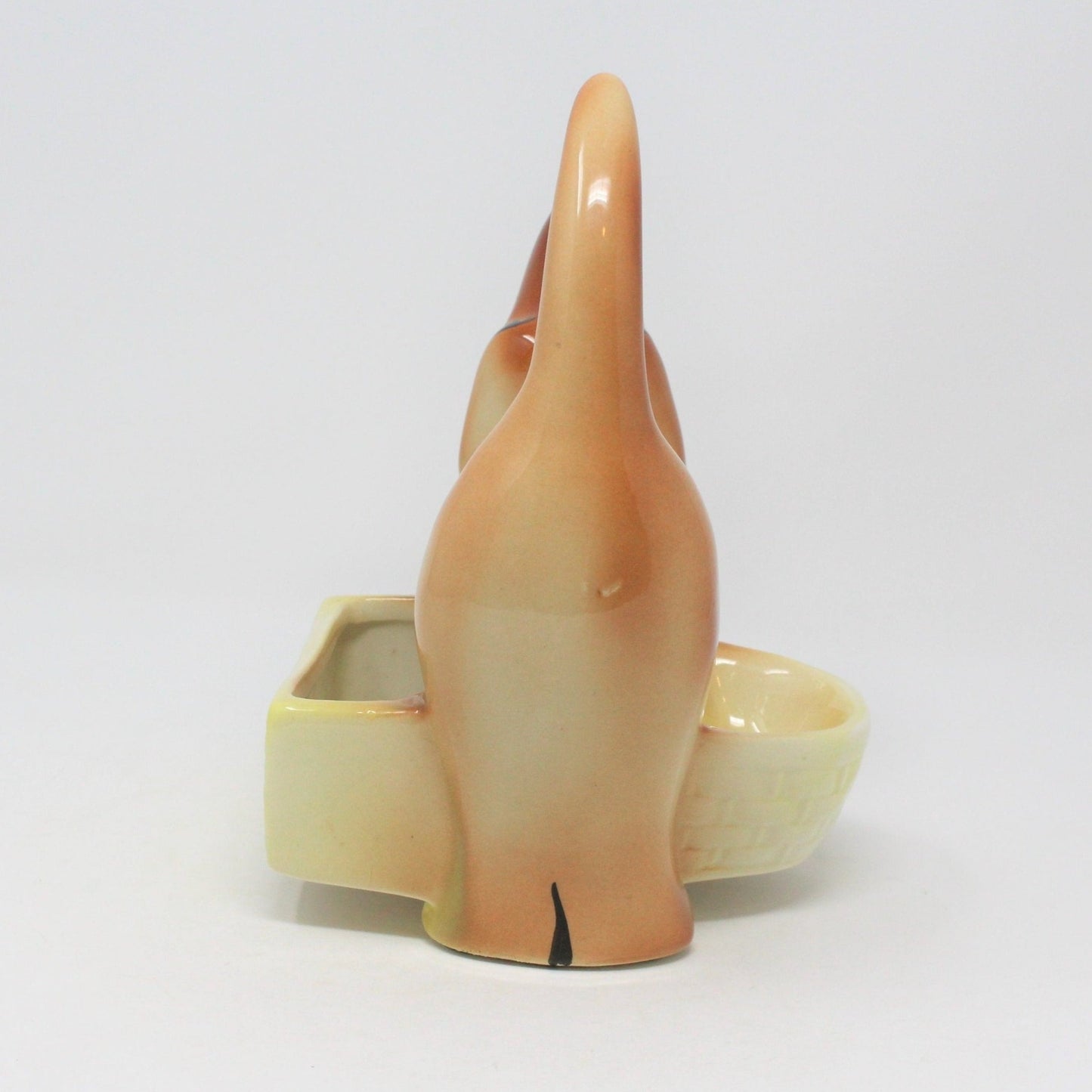 Dresser Valet Caddy, Dachshund Dog Wallet / Cell Phone Holder, Vintage, SOLD