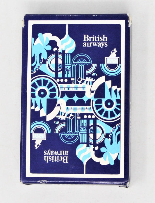 Playing Cards, British Airways, Blue Landmarks, Unopened, Vintage