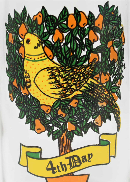 Glasses, Tumbler, Anchor Hocking 12 Days of Christmas, 4 Calling Birds, Vintage, SOLD