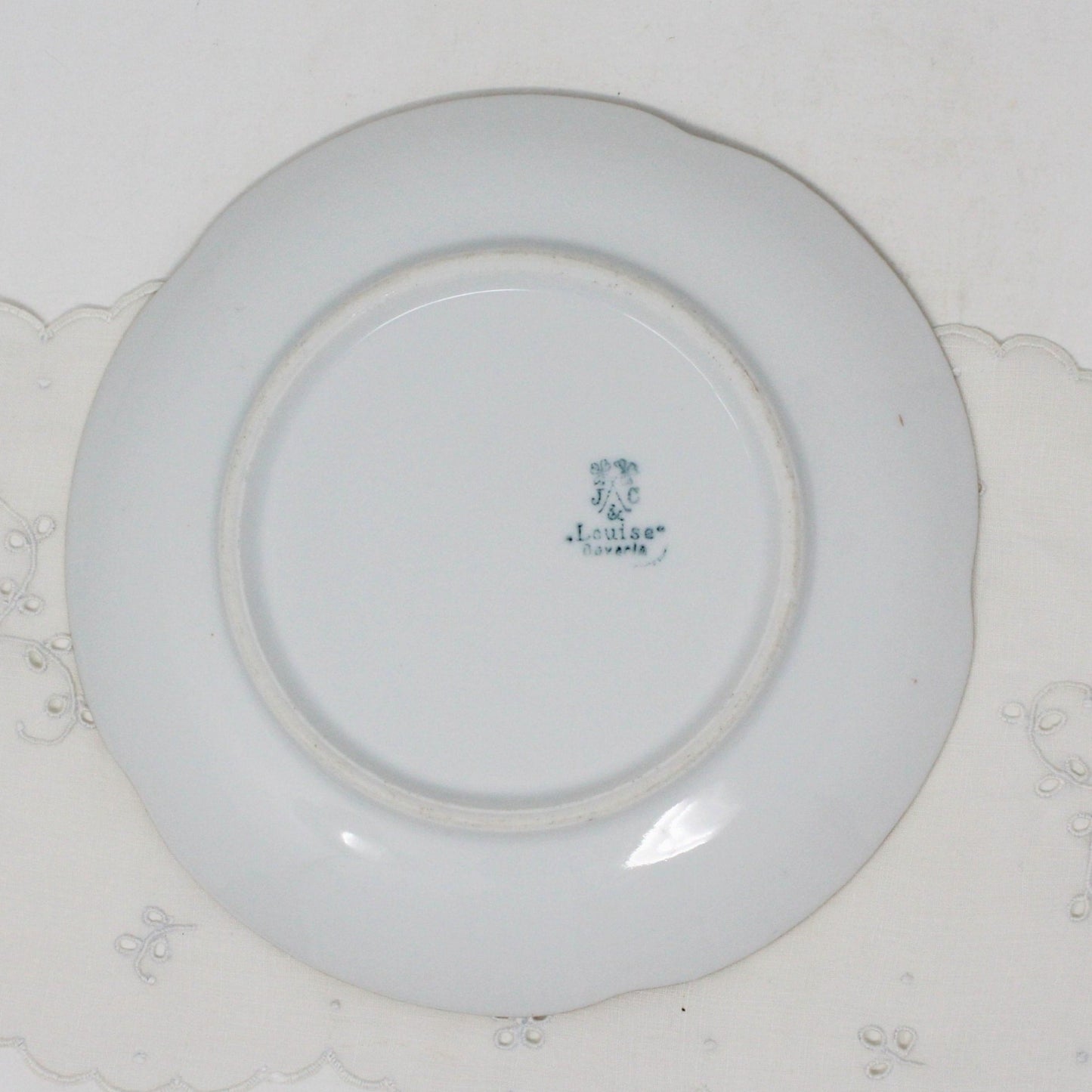 Decorative Plate, J&C, Louise Chrysanthemums, Hand Painted Bavaria, Antique