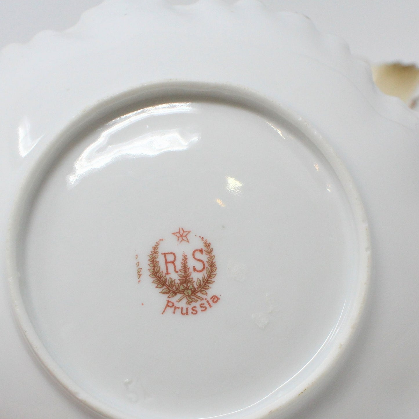 Close up of backstamp RS Prussia