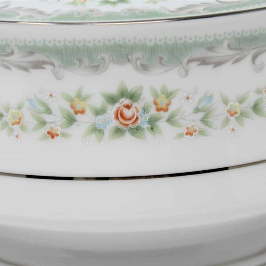 Covered Vegetable Bowl, Roseville Fine China 4135, Vintage, Japan, SOLD