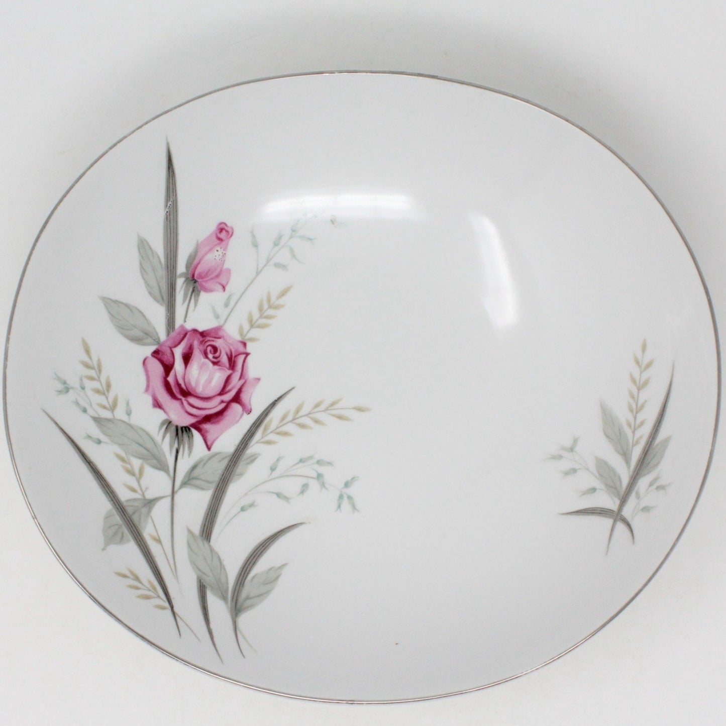 Serving Bowl, Fine China of Japan, Windsor Rose, Vintage Mid Century, Vintage