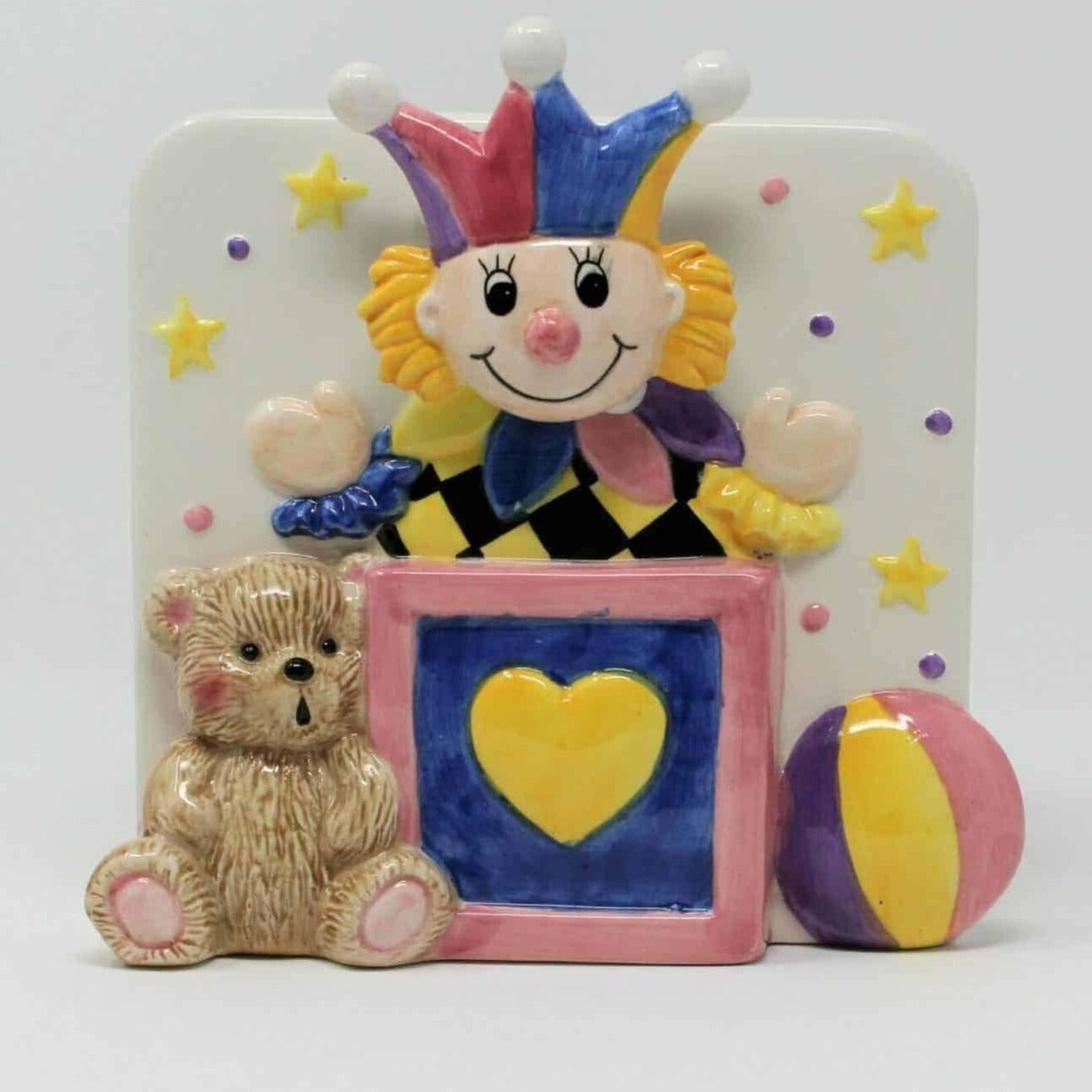 Planter / Baby Nursery, Music Box, Napco, Rock a Bye Baby, Vintage