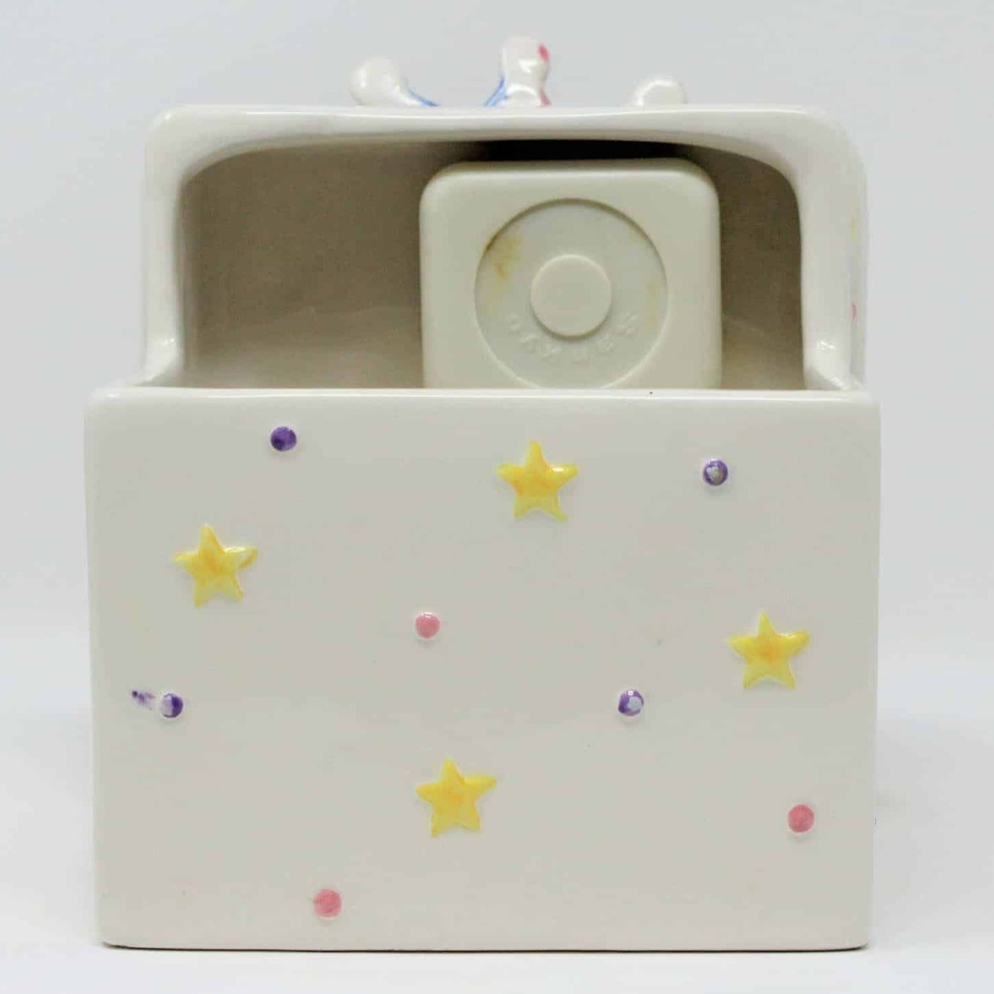 Planter / Baby Nursery, Music Box, Napco, Rock a Bye Baby, Vintage