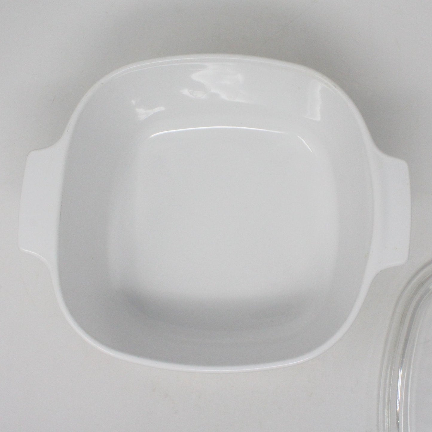 Casserole w/Lid, Corning, Peach Floral, 3 LT, Vintage