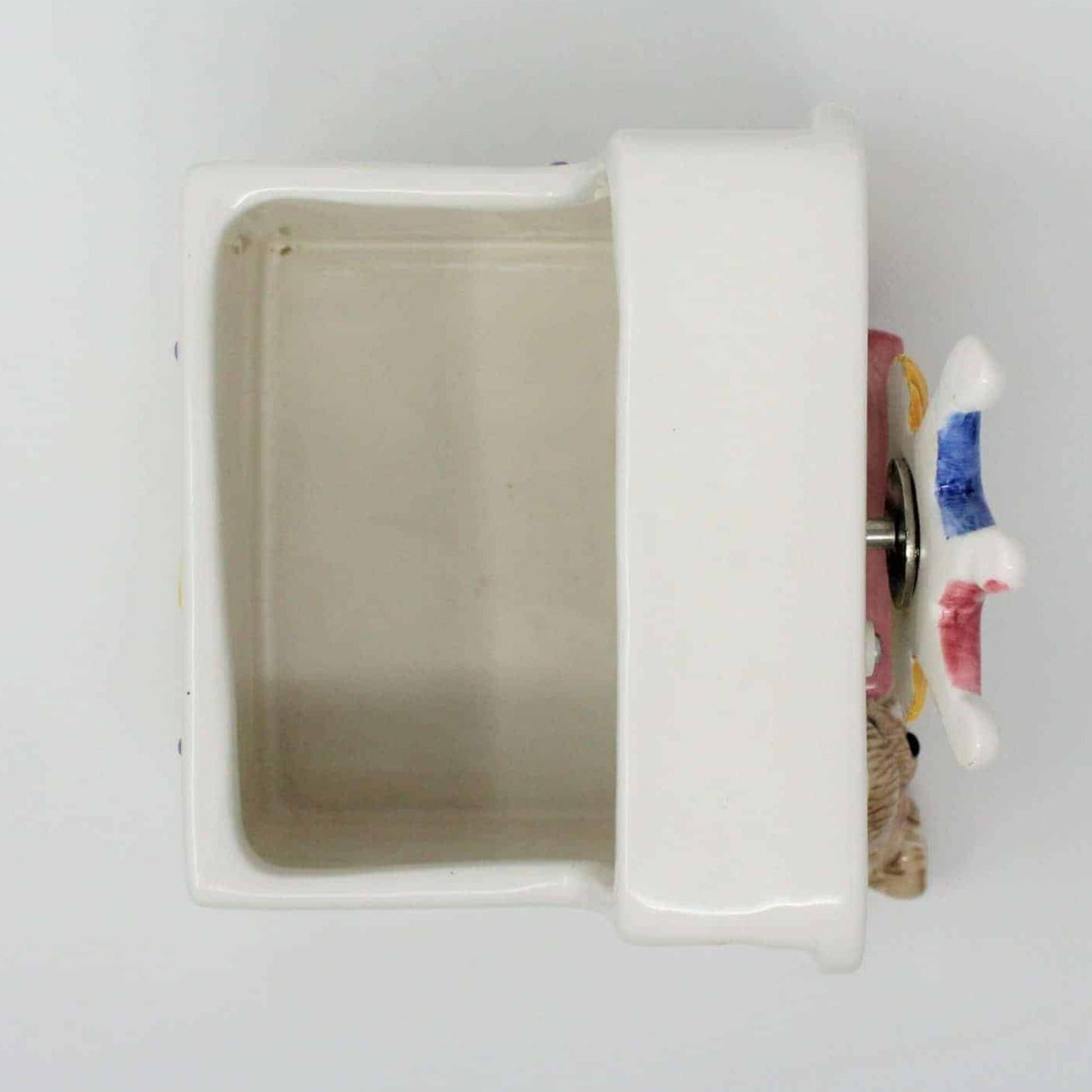 Planter / Baby Nursery, Music Box, Napco, Rock a Bye Baby, Vintage