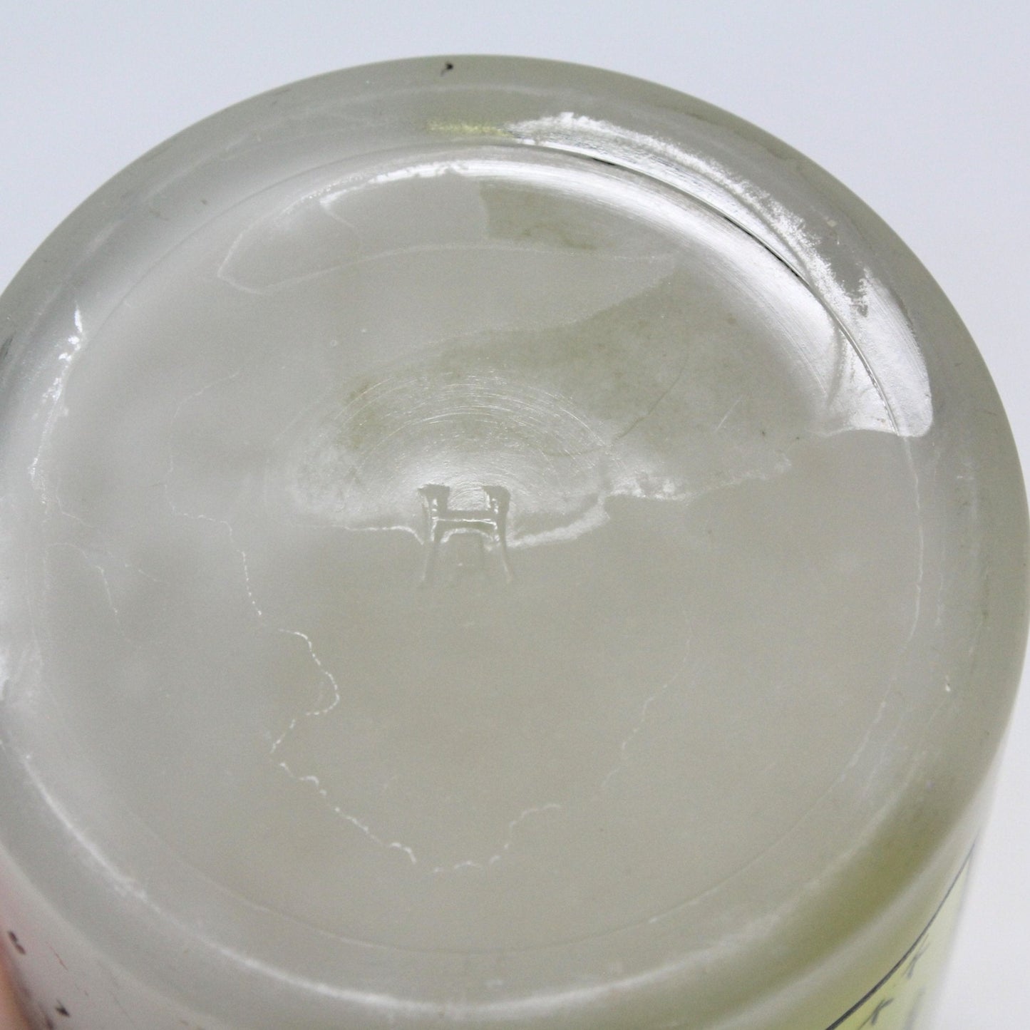 Glasses, Tumbler, Hazel Atlas State Souvenir, Delaware, Frosted, Vintage