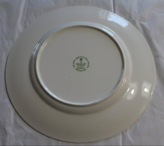 Dinner Plate, Rosina-Queen's, Hooker's Fruit Apricot, Bone China, England, Vintage 1980s