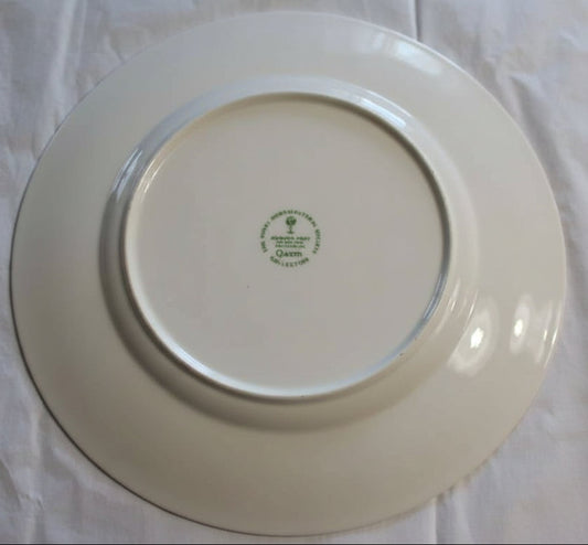 Dinner Plate, Rosina-Queen's, Hooker's Fruit Plum, Bone China, England, Vintage 1980s