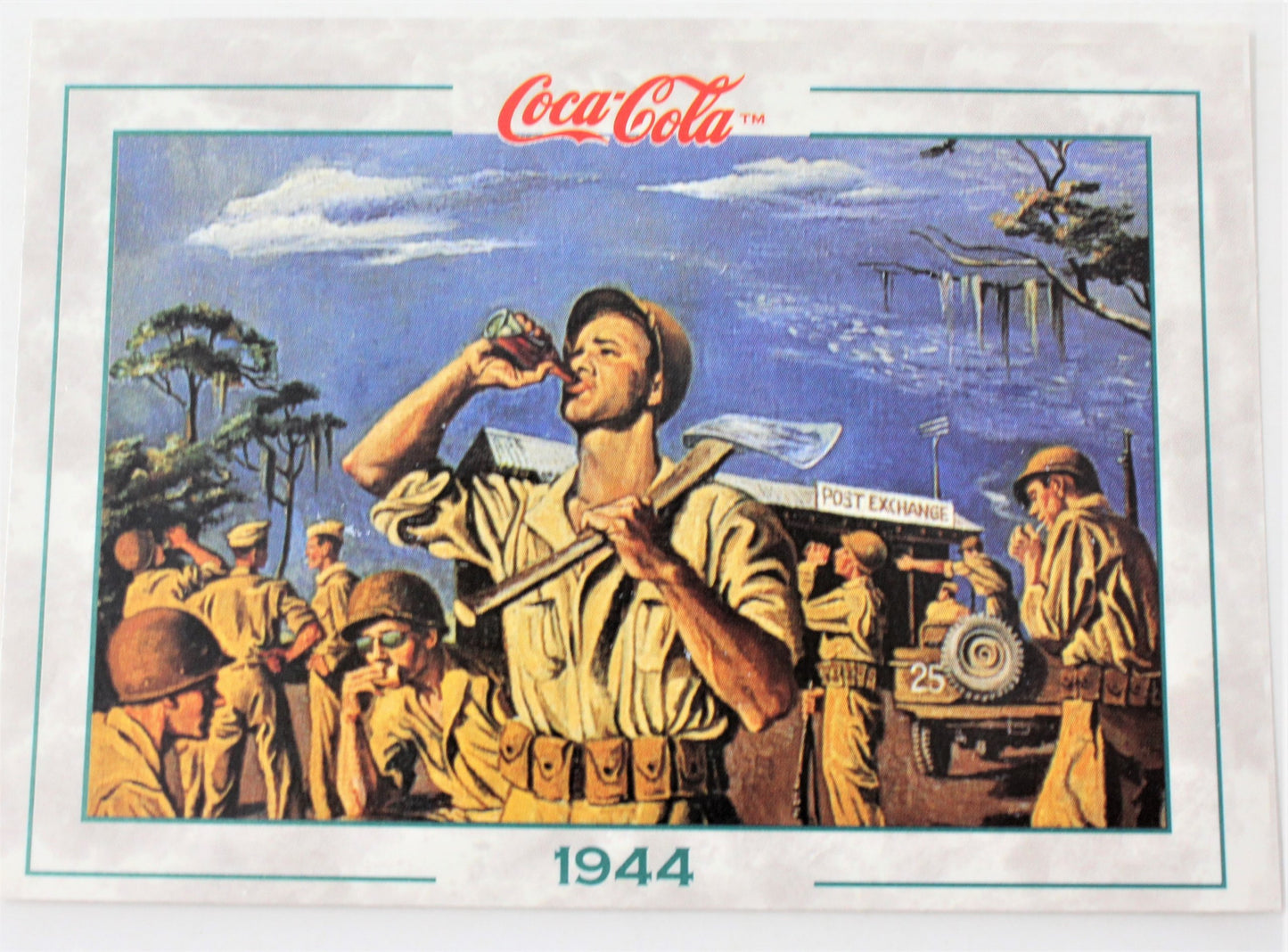 Coca Cola Collect A Card, WWII Men in the Military Cards, Set of 8, 1994