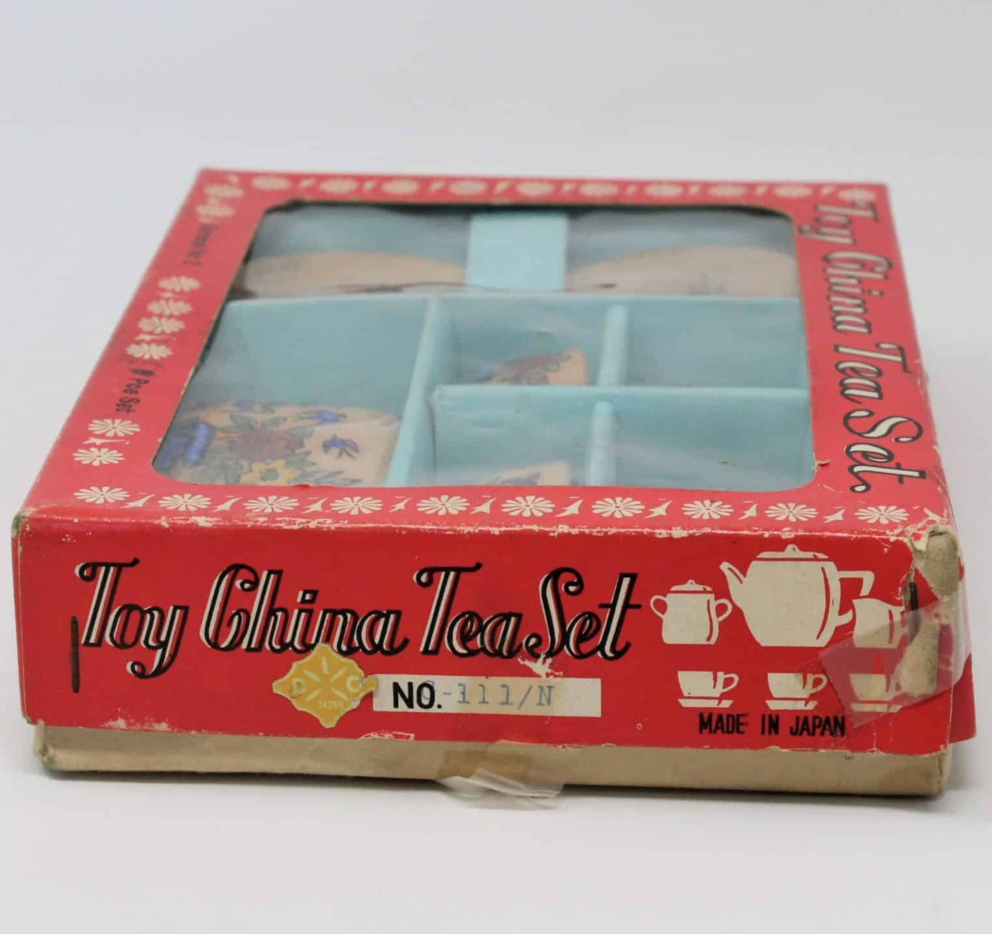 Children's Tea Set, Lusterware Floral, in Box, Japan, Vintage, SOLD
