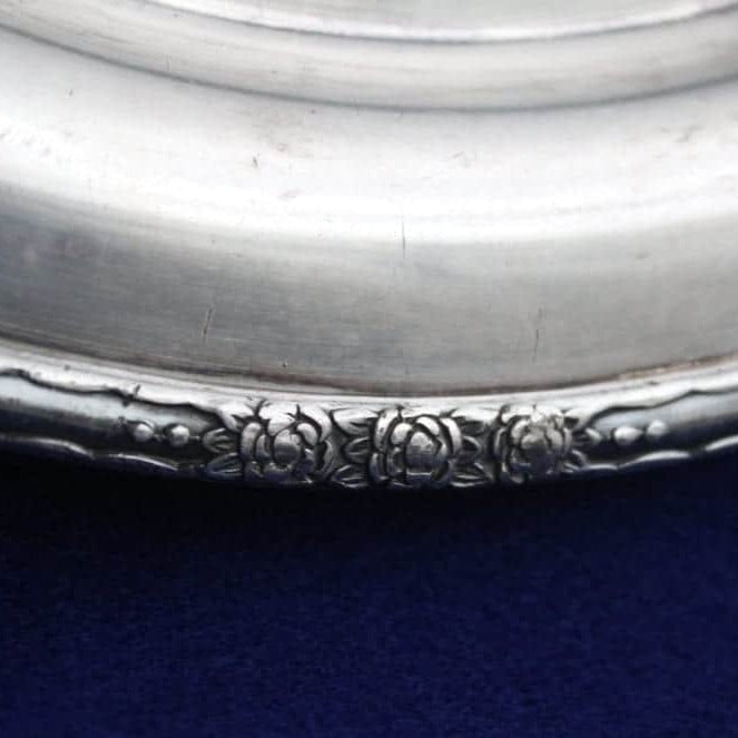 Tray, International Silver, Silverplate, Camille Pattern, Etched, Large Serving Platter, 15", Vintage