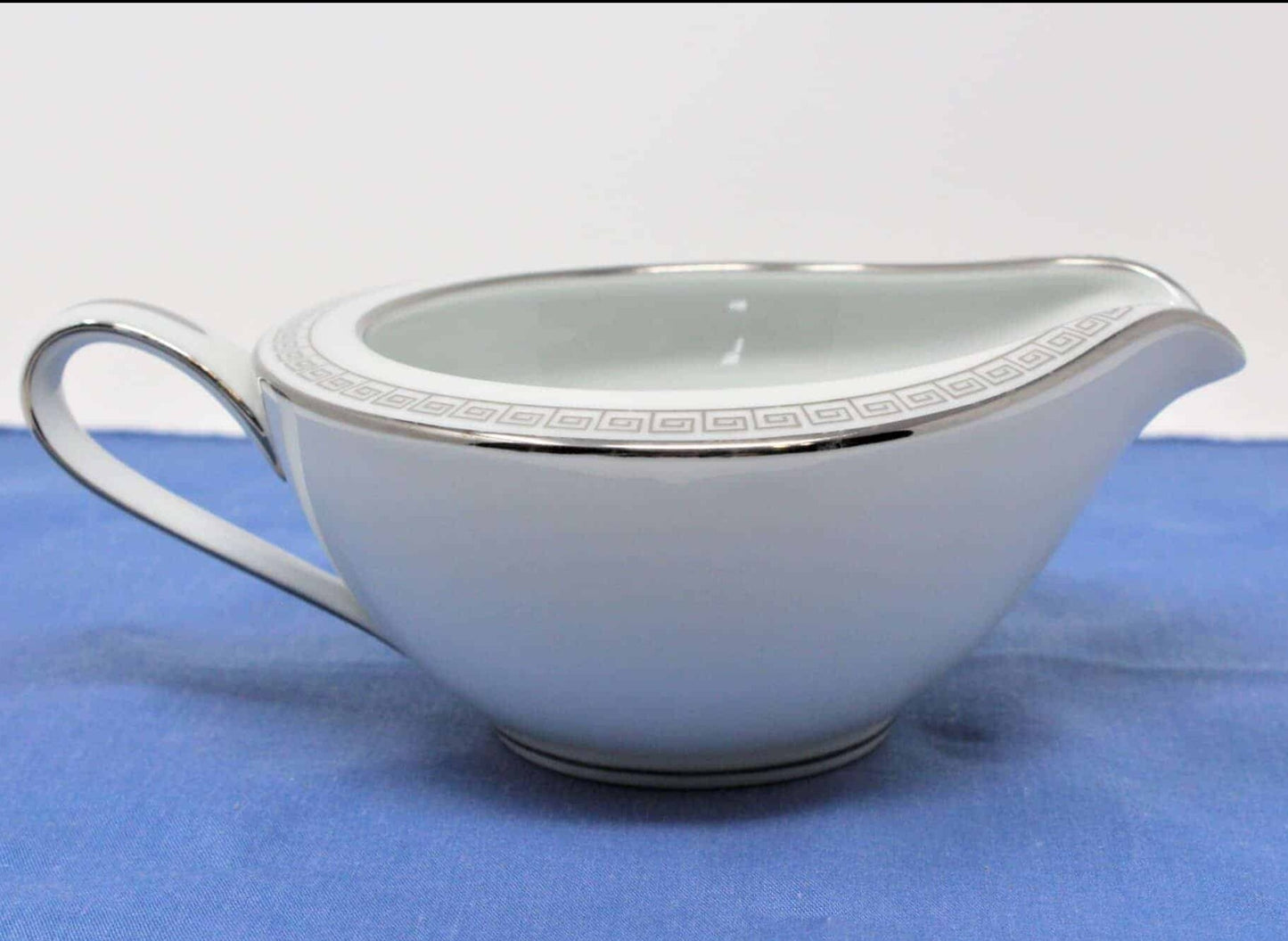 Creamer, Noritake, Silver Key, Greek Key Design, Japan, Vintage