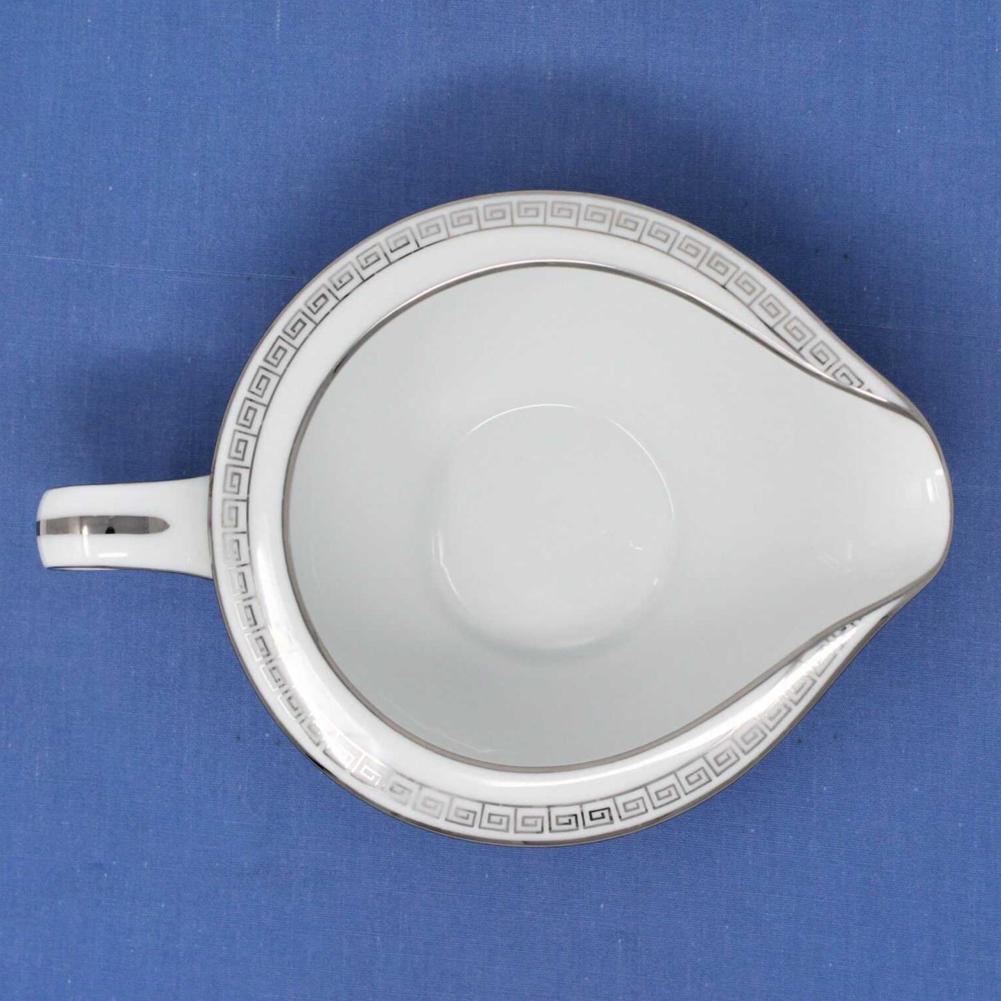 Creamer, Noritake, Silver Key, Greek Key Design, Japan, Vintage